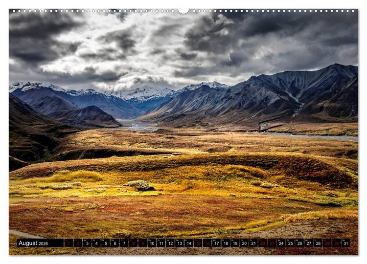 Produktbild: Alaska - Farben und Licht (hochwertiger Premium Wandkalender 2026 DIN A2 quer), Kunstdruck in Hochglanz