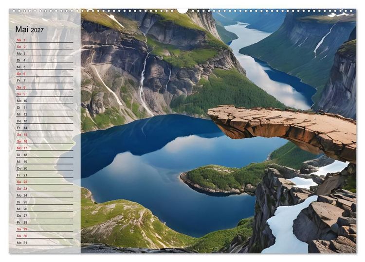 Produktbild: Magische Momente mit Naturspektakeln (Wandkalender 2027 DIN A2 quer), CALVENDO Monatskalender