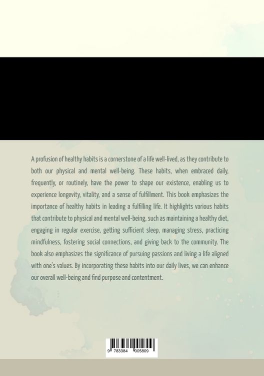 Produktbild: Healthy habits for a fulfilling life