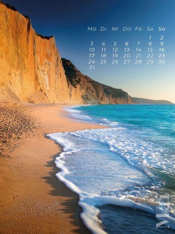 Produktbild: Strandtr&auml;ume - Ein Jahr am Meer Kalender 2027