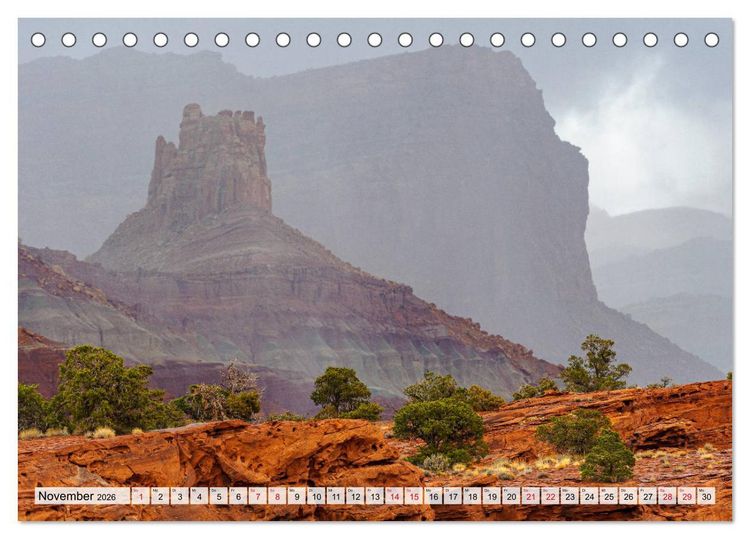 Produktbild: Sehnsuchts Landschaften im Amerikanischen Westen (Tischkalender 2026 DIN A5 quer), CALVENDO Monatskalender