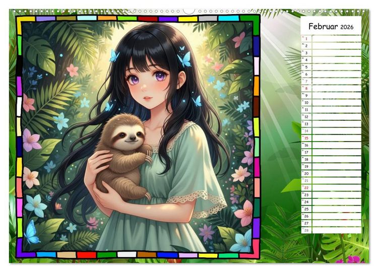 Produktbild: Meine Tierbabys (hochwertiger Premium Wandkalender 2026 DIN A2 quer), Kunstdruck in Hochglanz