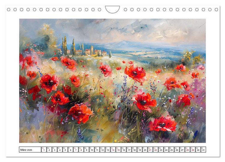Produktbild: Toskana bis Provence (Wandkalender 2026 DIN A4 quer), CALVENDO Monatskalender