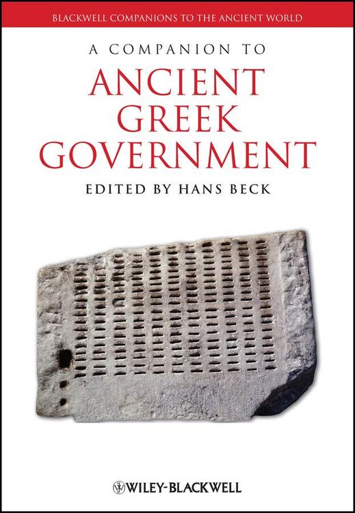 Produktbild: A Companion to Ancient Greek Government