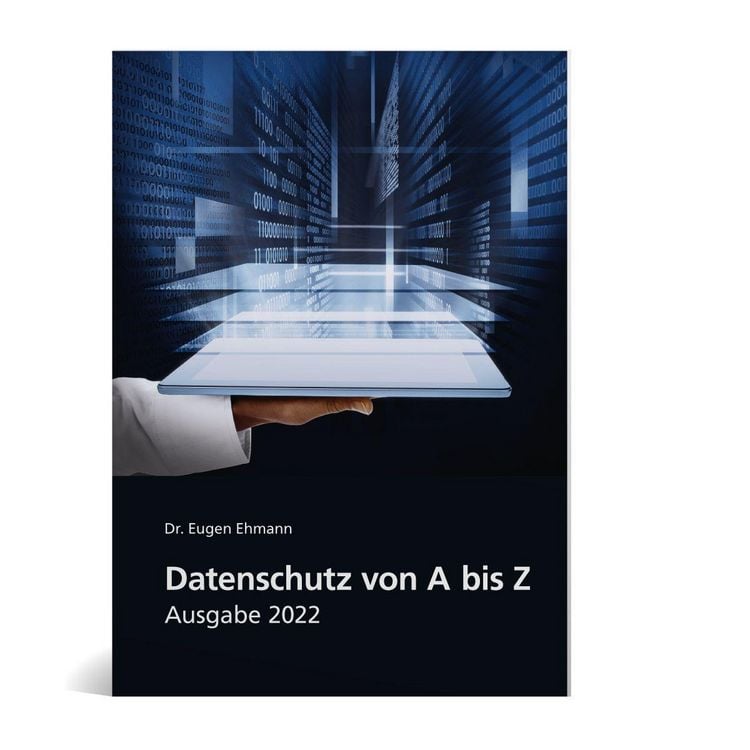 Produktbild: Ehmann, E: Datenschutz von A-Z - Ausgabe 2022