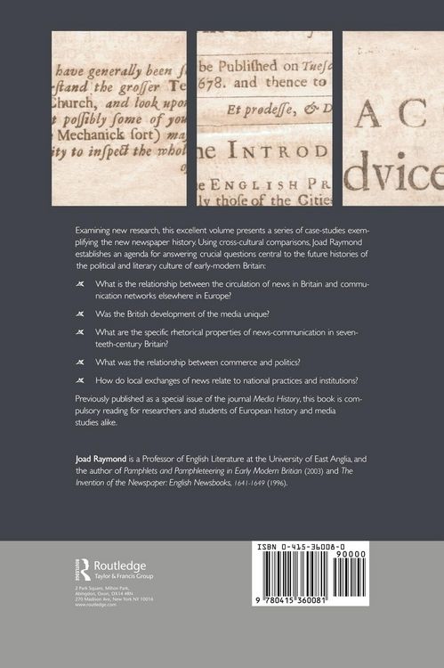 Produktbild: News Networks in Seventeenth Century Britain and Europe