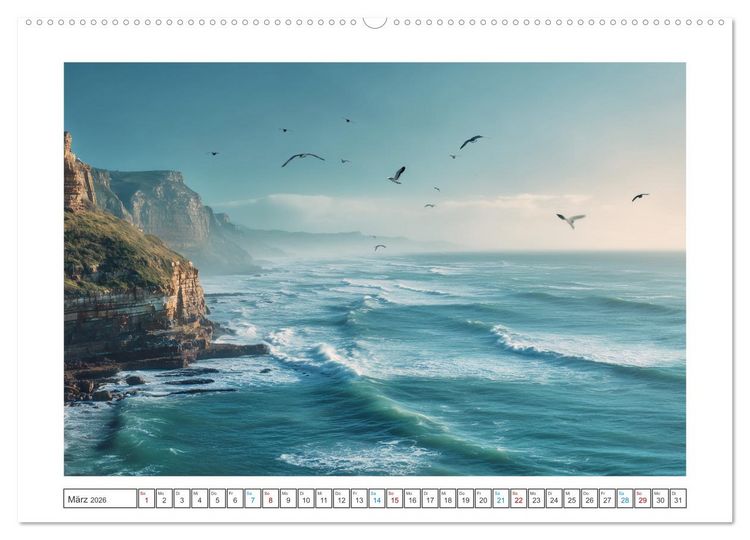 Produktbild: Nat&uuml;rliche Harmonie (hochwertiger Premium Wandkalender 2026 DIN A2 quer), Kunstdruck in Hochglanz