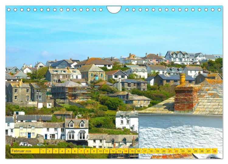 Produktbild: Port Isaac, Heimat der Fishermen`s Friends (Wandkalender 2026 DIN A4 quer), CALVENDO Monatskalender