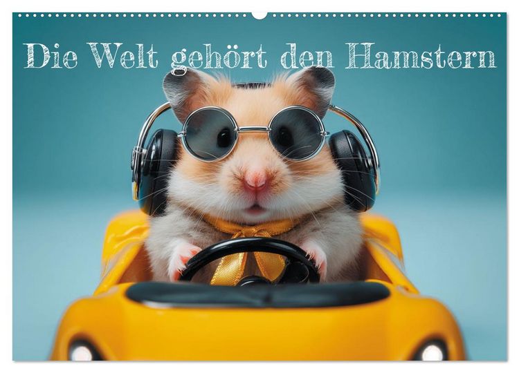 Produktbild: Die Welt geh&ouml;rt den Hamstern (Wandkalender 2027 DIN A2 quer), CALVENDO Monatskalender