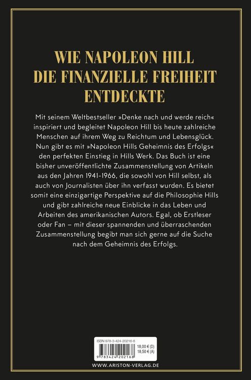Produktbild: Napoleon Hills Geheimnis des Erfolgs
