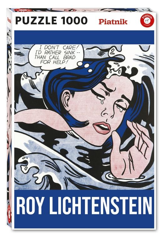 Produktbild: Lichtenstein - Drowning Girl - 1000 Teile Puzzle
