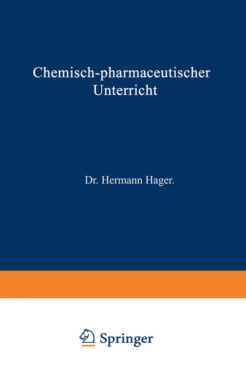 Produktbild: Chemisch-pharmaceutischer Unterricht