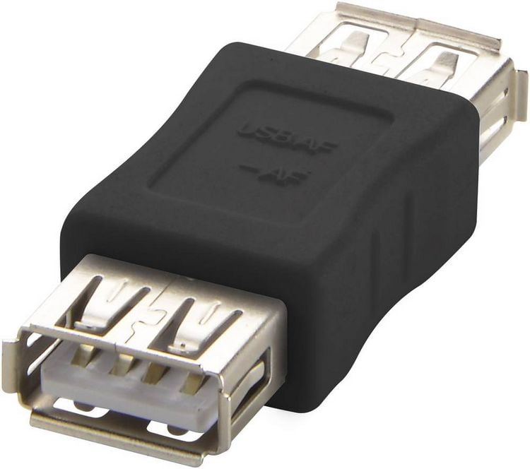Produktbild: Renkforce USB 2.0 Adapter [1x USB 2.0 Buchse A - 1x USB 2.0 Buchse A] rf-usba-04