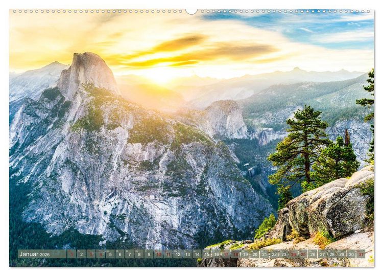 Produktbild: Atemberaubendes Amerika - Die sch&ouml;nsten Nationalparks im Westen der USA (Wandkalender 2026 DIN A2 quer), CALVENDO Monatskalender