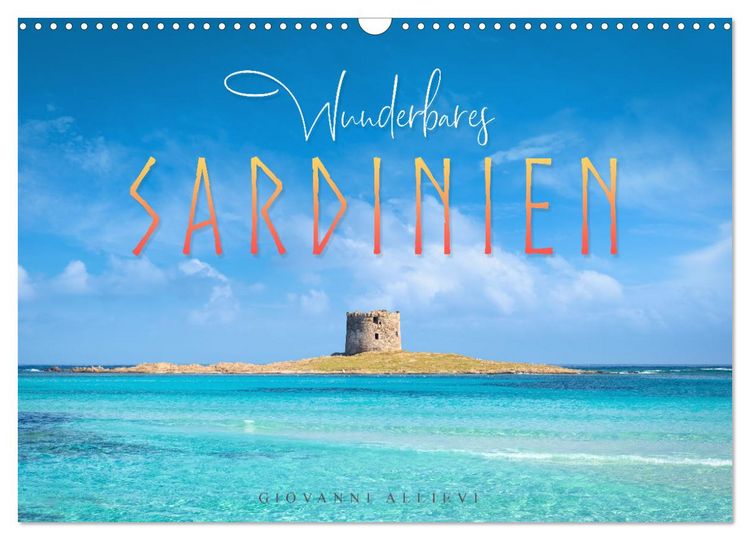 Produktbild: Wunderbares Sardinien (Wandkalender 2026 DIN A3 quer), CALVENDO Monatskalender