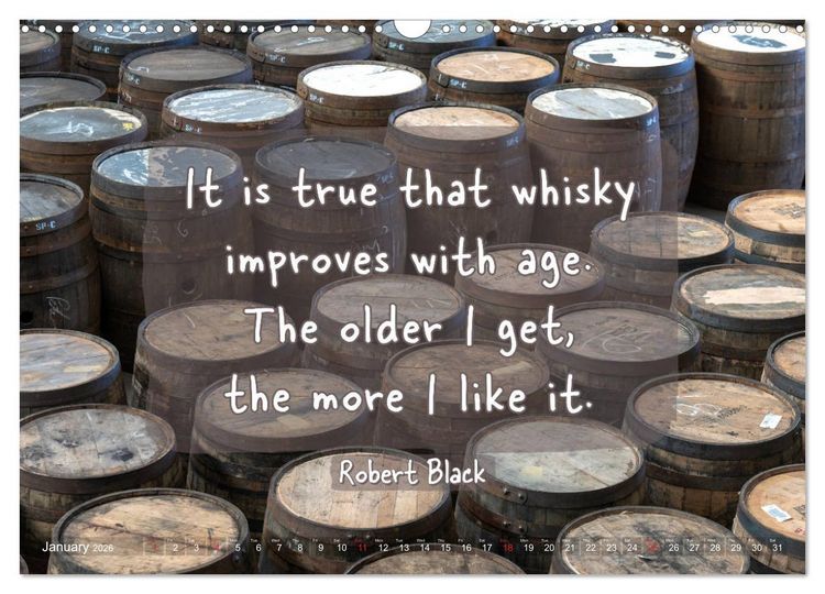 Produktbild: Wonderful Whisky Wisdom (Wall Calendar 2026 DIN A3 landscape), CALVENDO 12 Month Wall Calendar