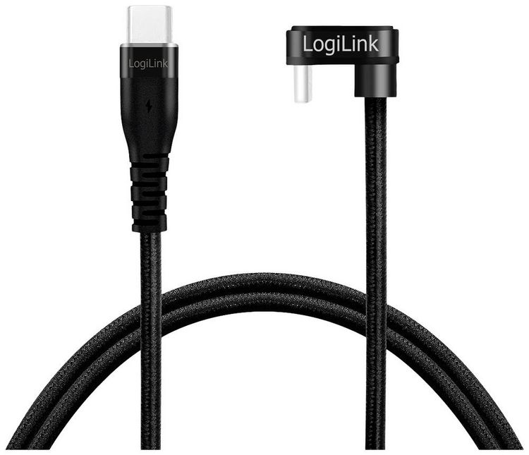 Produktbild: LogiLink USB-Kabel USB 2.0 USB-C&reg; Stecker 2.00 m Schwarz CU0191