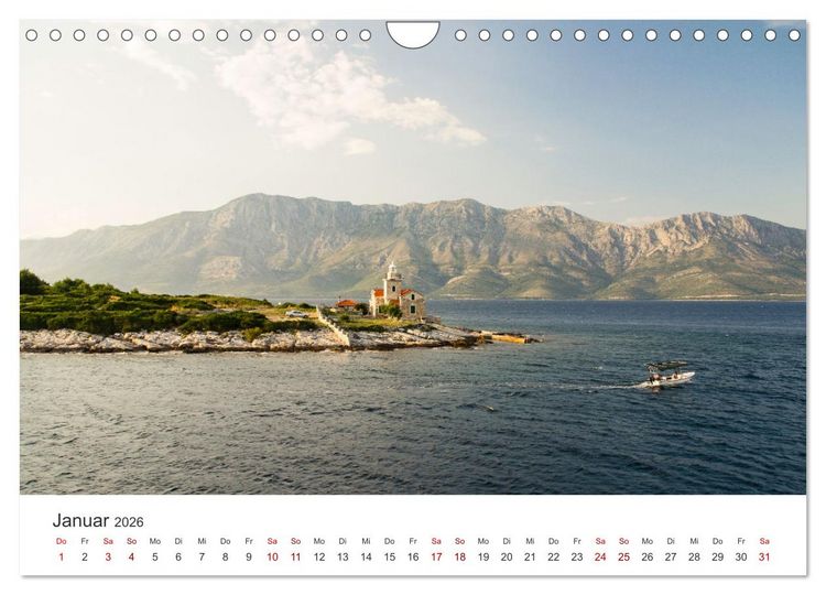 Produktbild: Kroatien - Eine Reise durch traumhafte Landschaften. (Wandkalender 2026 DIN A4 quer), CALVENDO Monatskalender