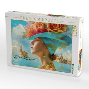 Produktbild: CALVENDO Puzzle Venedig surreal | 1000 Teile Lege-Gr&ouml;&szlig;e 64x48cm Foto-Puzzle f&uuml;r gl&uuml;ckliche Stunden