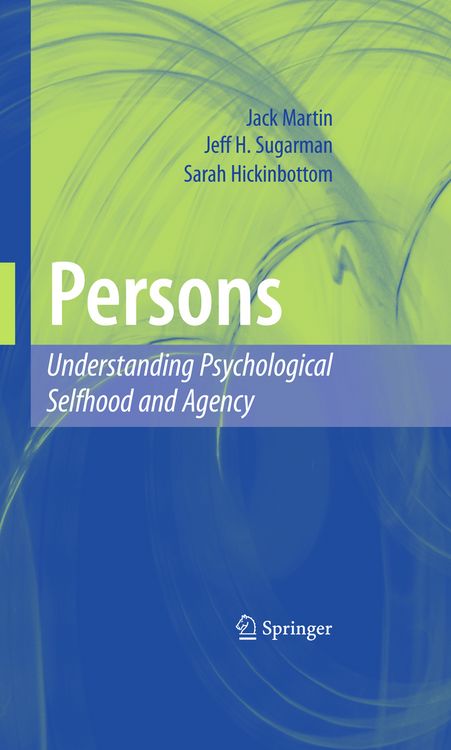 Produktbild: Persons: Understanding Psychological Selfhood and Agency