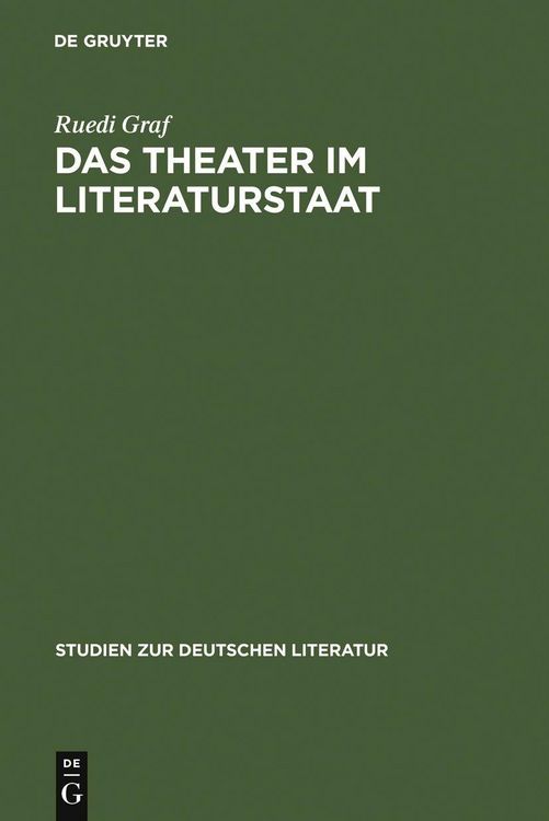 Produktbild: Das Theater im Literaturstaat