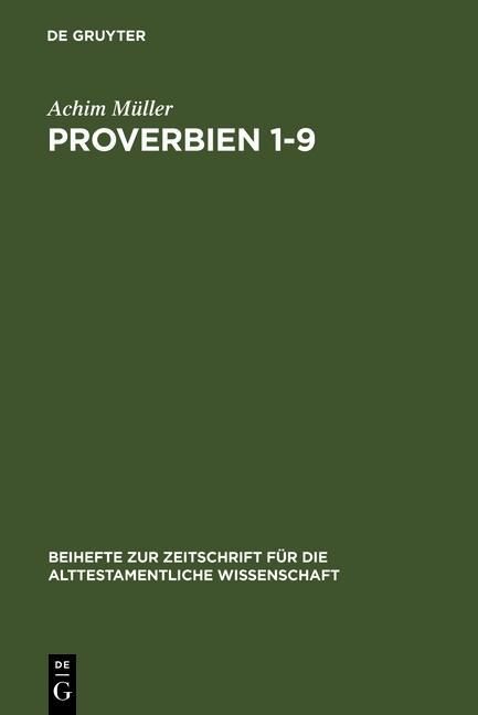 Produktbild: Proverbien 1-9