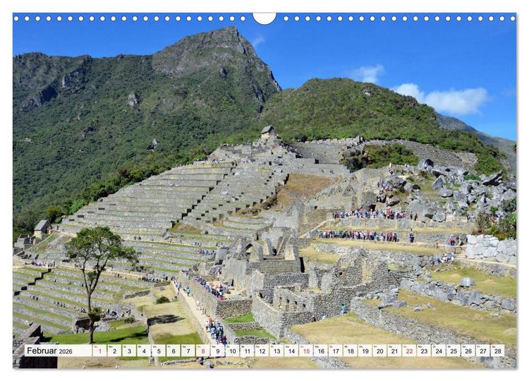 Produktbild: Inkabauten in PERU, Bauwerke eines gro&szlig;en Reiches (Wandkalender 2026 DIN A3 quer), CALVENDO Monatskalender