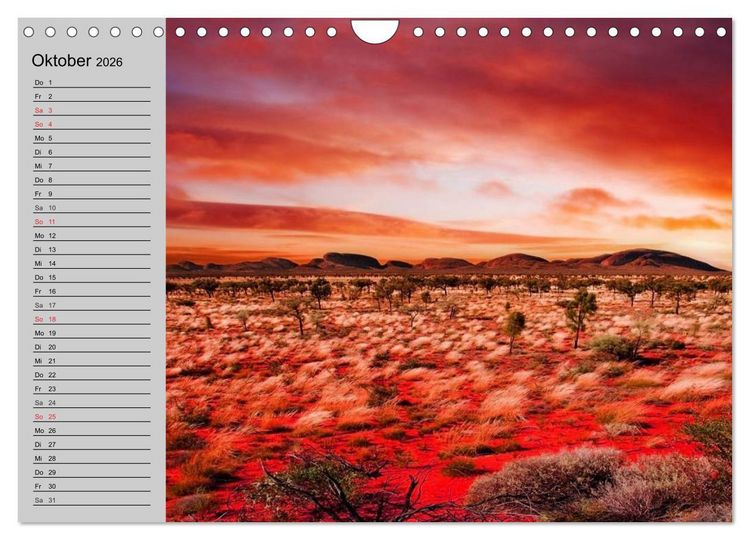 Produktbild: Australien. Impressionen (Wandkalender 2026 DIN A4 quer), CALVENDO Monatskalender