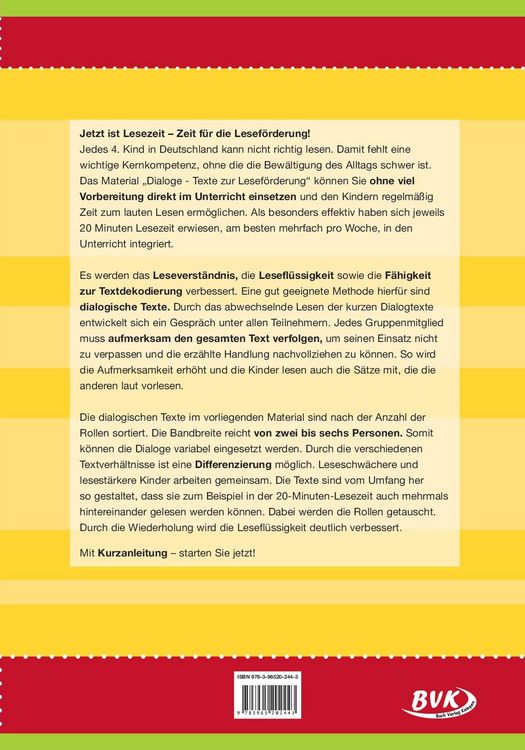 Produktbild: Dialoge - Texte zur Lesef&ouml;rderung
