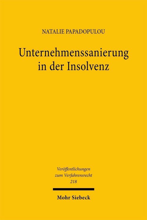 Produktbild: Unternehmenssanierung in der Insolvenz