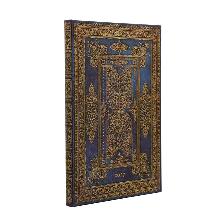 Produktbild: 12-Monatskalender 2027 Blue Luxe Maxi Verso