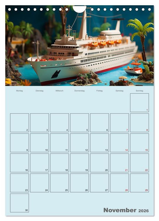 Produktbild: Schiffe, Fische und Piraten (Wandkalender 2026 DIN A4 hoch), CALVENDO Monatskalender
