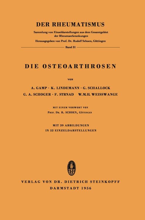 Produktbild: Die Osteoarthrosen