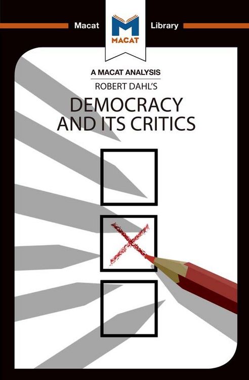 Produktbild: An Analysis of Robert A. Dahl's Democracy and its Critics