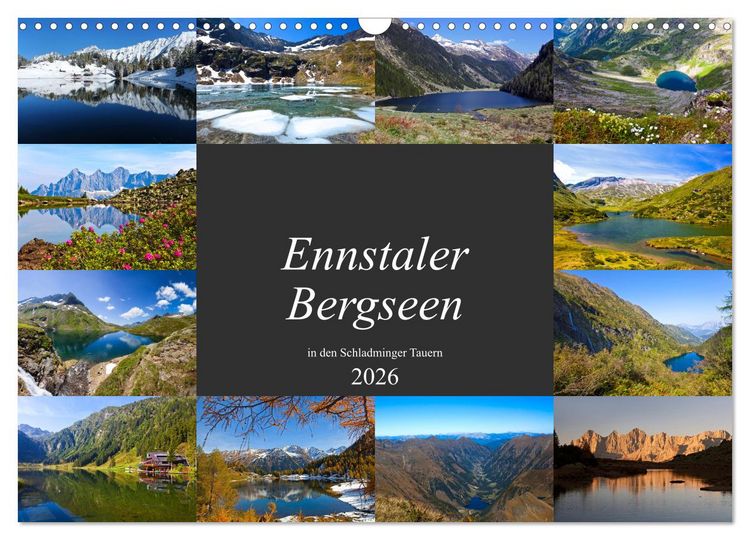 Produktbild: Ennstaler Bergseen in den Schladminger Tauern (Wandkalender 2026 DIN A3 quer), CALVENDO Monatskalender
