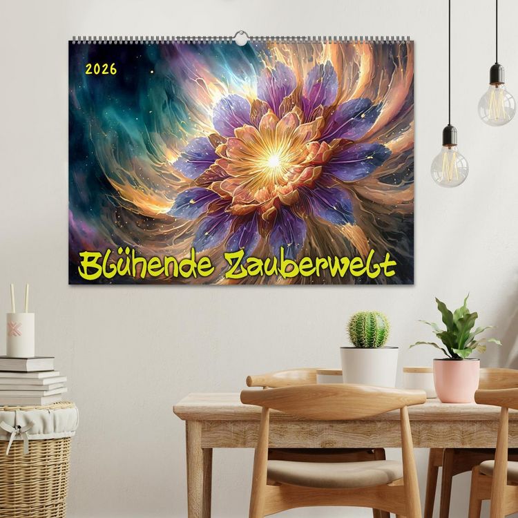 Produktbild: Bl&uuml;hende Zauberwelt (Wandkalender 2026 DIN A2 quer), CALVENDO Monatskalender