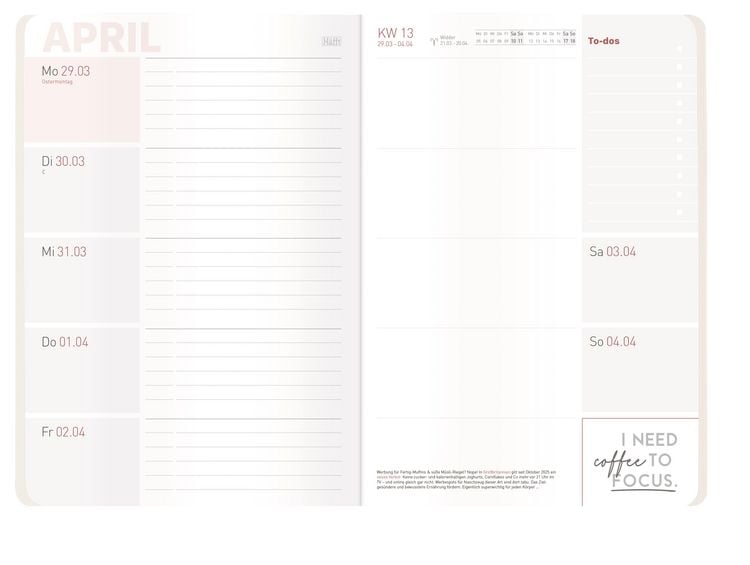 Produktbild: H&auml;fft-Timer Campus - Studentenkalender A5 26/27
