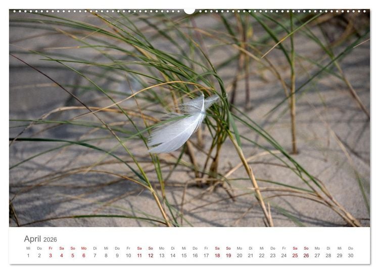 Produktbild: D&auml;nemark - Henne Strand (hochwertiger Premium Wandkalender 2026 DIN A2 quer), Kunstdruck in Hochglanz