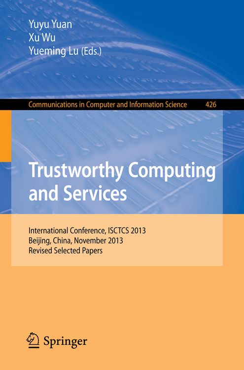 Produktbild: Trustworthy Computing and Services