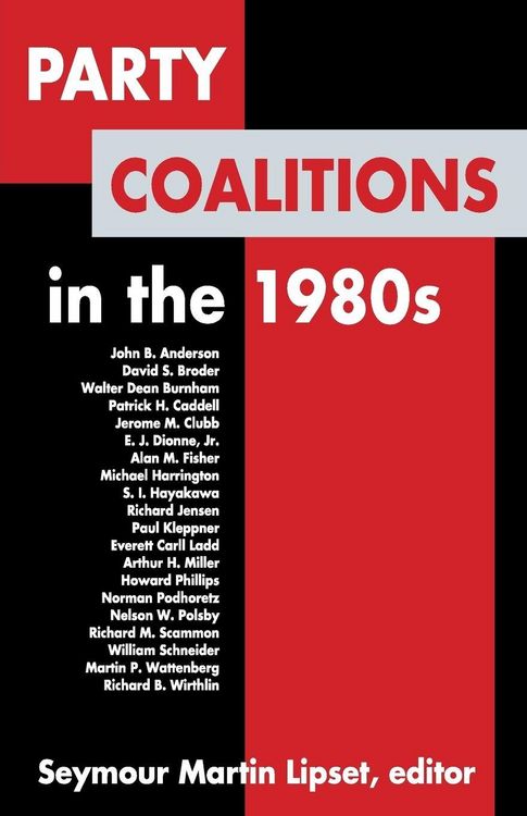 Produktbild: Party Coalitions in the 1980s