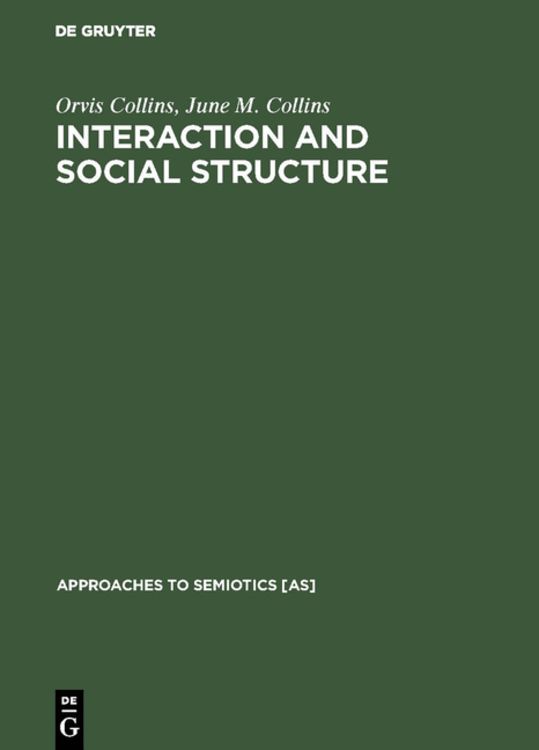 Produktbild: Interaction and Social Structure