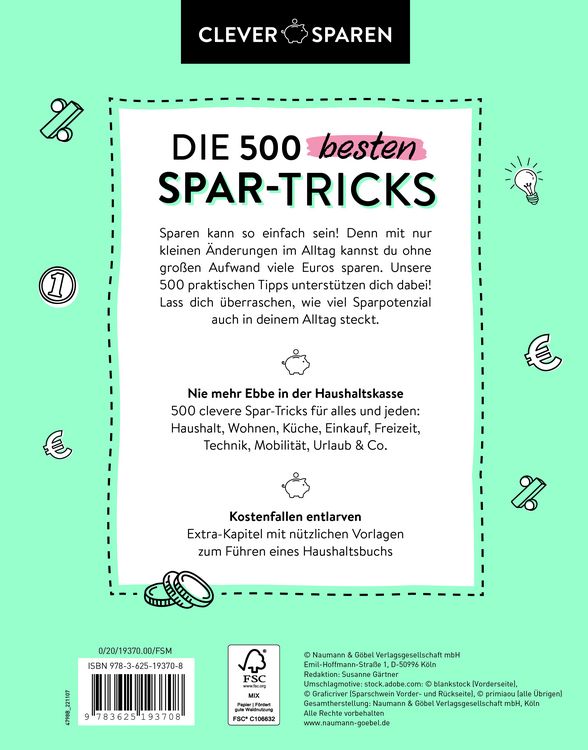 Produktbild: Die 500 besten Spar-Tricks