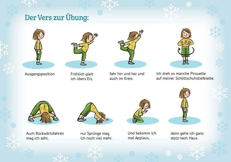 Produktbild: Kinderyoga-Bildkarten zur Winter- und Weihnachtszeit