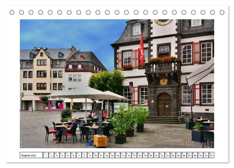 Produktbild: Mayen - Das Tor zur Eifel (Tischkalender 2026 DIN A5 quer), CALVENDO Monatskalender