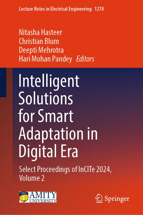 Produktbild: Intelligent Solutions for Smart Adaptation in Digital Era