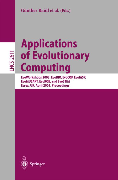 Produktbild: Applications of Evolutionary Computing