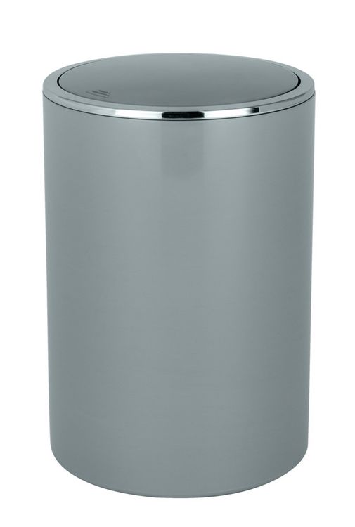 Produktbild: Schwingdeckeleimer Mod. Inca Grey, hochwertiger Kunststoff, 5 Liter