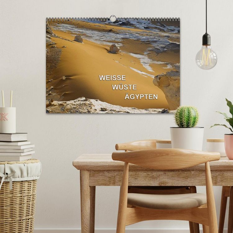 Produktbild: Weisse W&uuml;ste &Auml;gypten (Wandkalender 2026 DIN A3 quer), CALVENDO Monatskalender