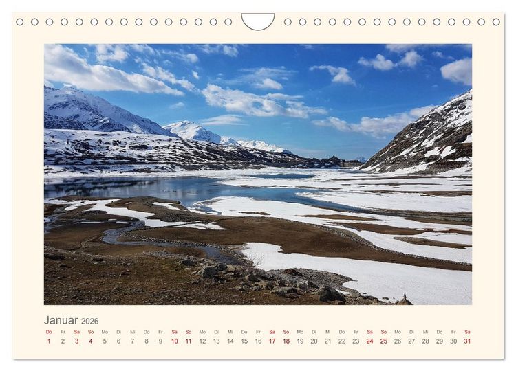 Produktbild: Alpen Blick (Wandkalender 2026 DIN A4 quer), CALVENDO Monatskalender
