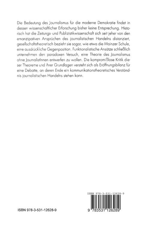 Produktbild: Journalistisches Handeln